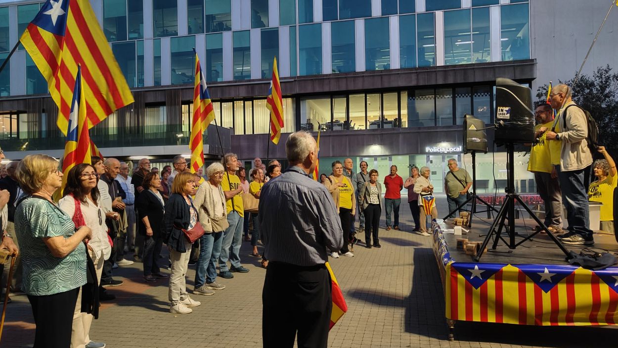 L'ANC de Sant Cugat commemora l'1 d'octubre amb una votació simbòlica