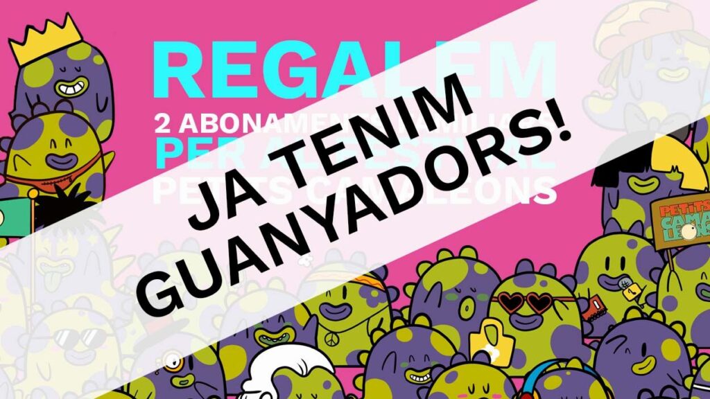 Alt: Descobreix si has guanyat un dels abonaments del festival Petits Camaleons