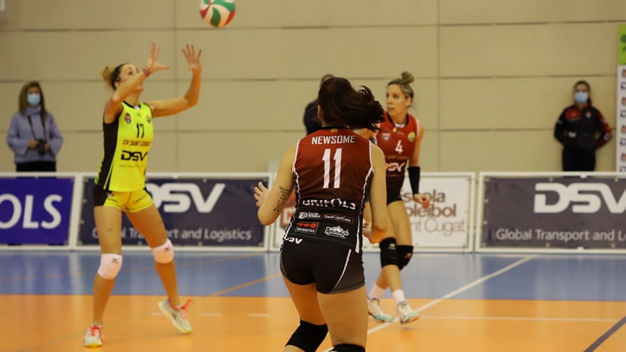 El DSV Club Voleibol Sant Cugat cau amb claredat davant l'Alcobendas