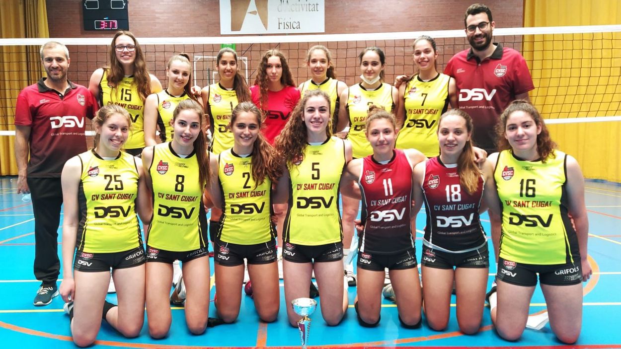 El cadet del DSV- Volei Sant Cugat ja té bitllet per a l'Estatal