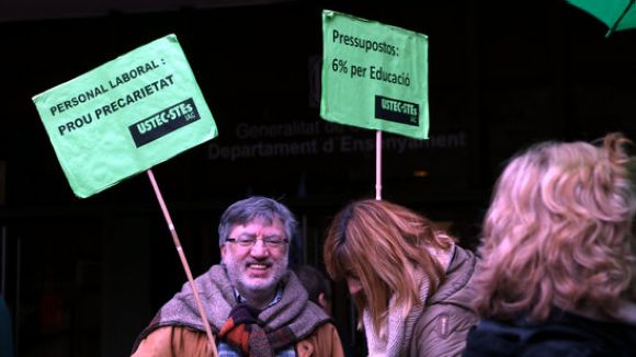 La vaga s'allarga als centres educatius públics fins al 2 de desembre