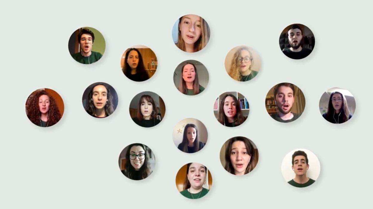 El Cor Jove del Conservatori, seleccionat per sortir a TV3 amb un vídeo musical fet durant el confinament