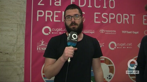 El sub 16 del Club Rugby Sant Cugat, millor equip júnior