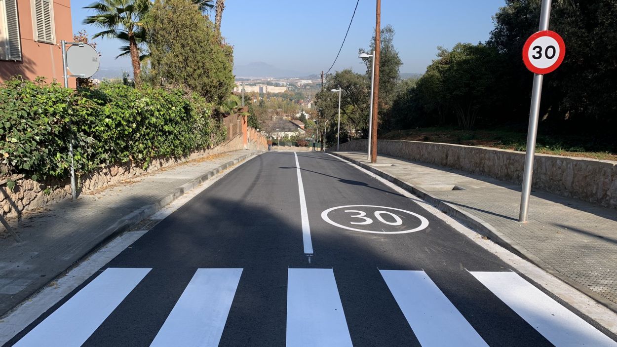 Es reobre totalment el trànsit al passeig del Nard de Valldoreix