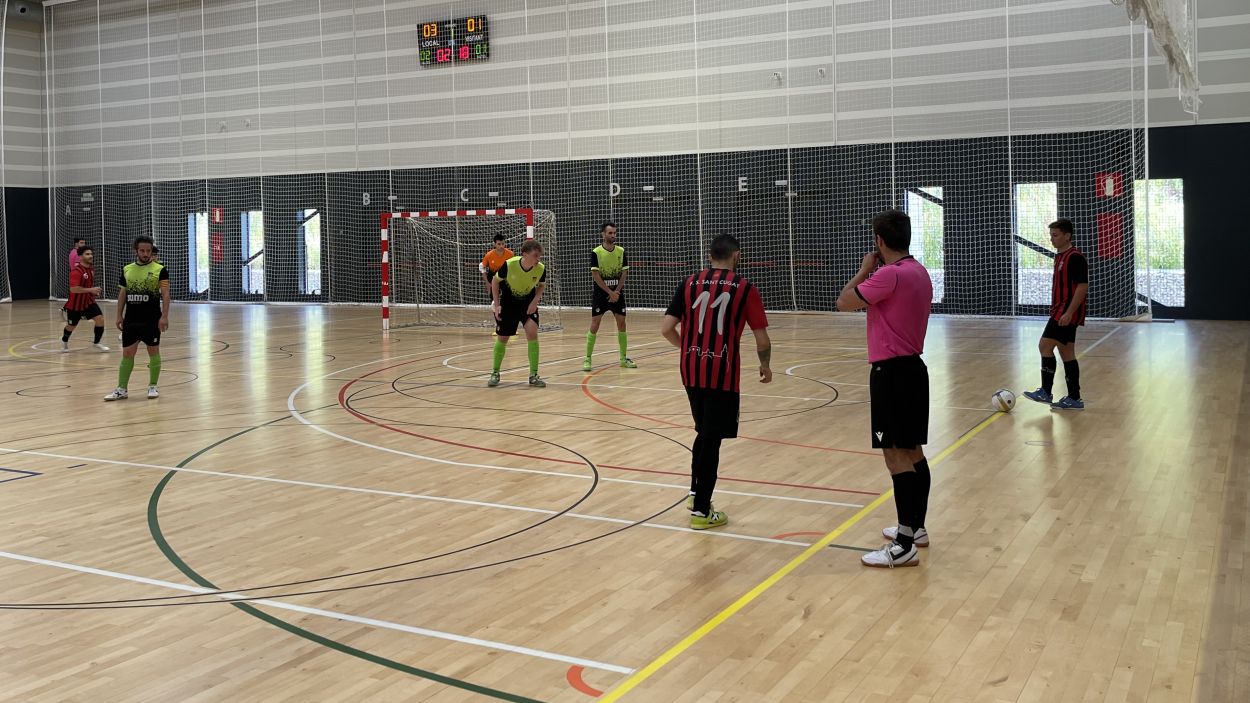 El Futbol Sala Sant Cugat cau derrotat davant la Xarxa Horta en tres minuts fatídics