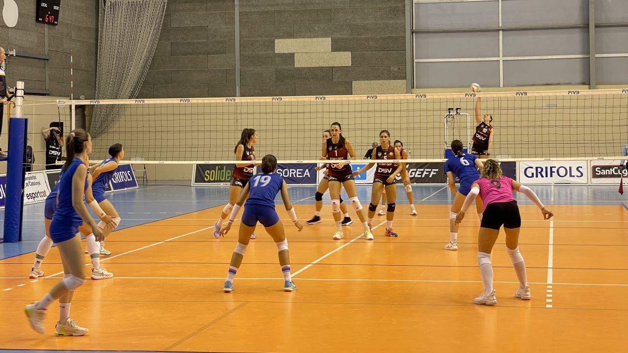 El DSV- Volei Sant Cugat cau davant l'Haro Rioja i continua sense poder aixecar el vol