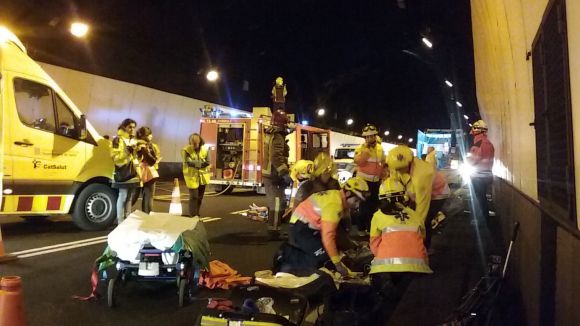 Túnels de Vallvidrera posa a prova el Pla d'Autoprotecció amb un simulacre