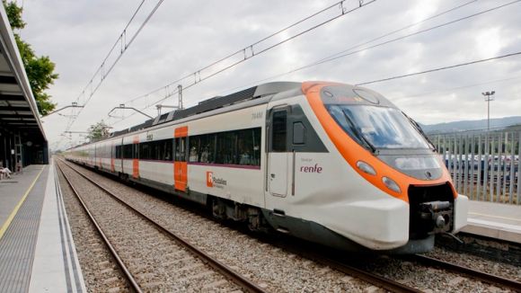 La línia R8 de Rodalies se salva de les afectacions de la xarxa