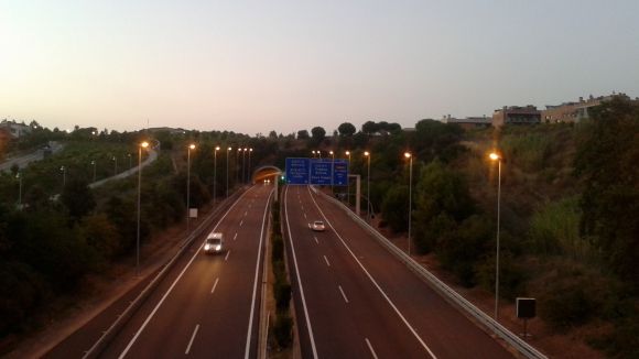 Un ferit de gravetat en un xoc frontal als Túnels de Vallvidrera