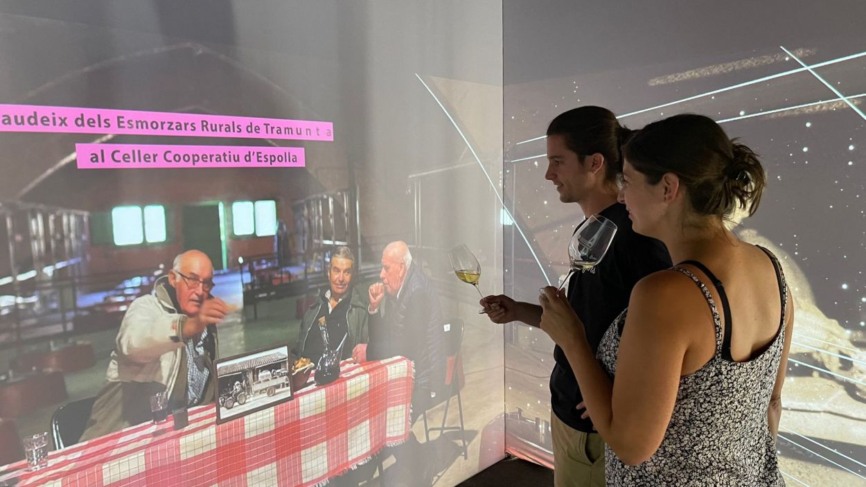Els vins de l'Empordà arriben a Sant Cugat en format de màping interactiu