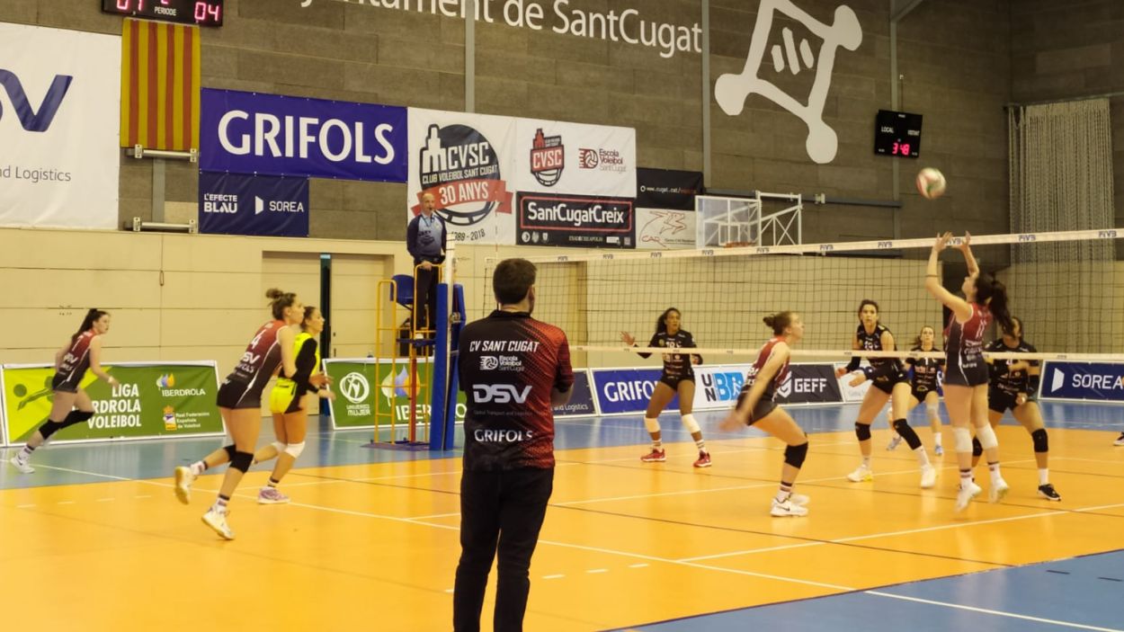 El DSV- Volei Sant Cugat pateix per endur-se la victòria davant el Dos Hermanas de Sevilla