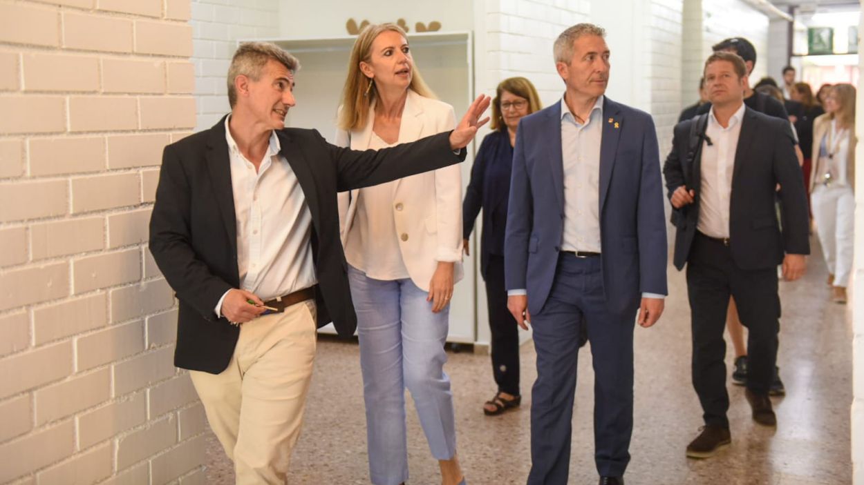 El conseller Cambray visita l'Institut FP per explicar les obres d'adequació previstes