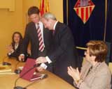 El president murcià elogia la tasca del PP de Sant Cugat