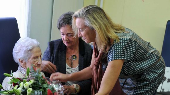 Josefa Honrubia és la nova àvia centenària de Sant Cugat