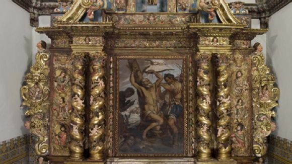 El retaule de Sant Bartomeu torna al Monestir restaurat