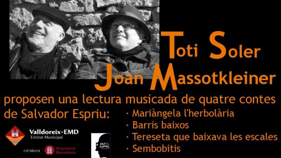 Alt: Toti Soler i  Joan Massotkleiner canten Salvador Espriu