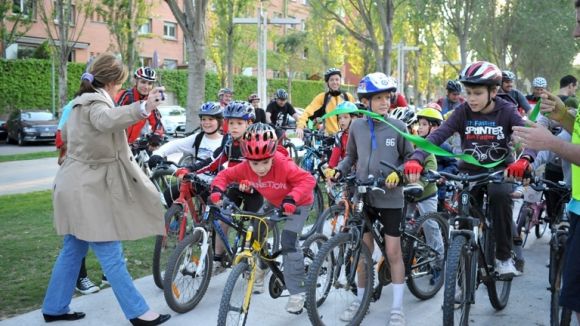 La tercera pedalada solidària de Dinamiks arriba a la ciutat aquest divendres