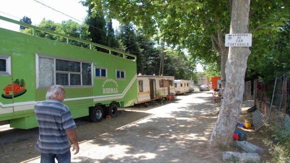 El desmantellament del campament de Can Fontanals encara la recta final