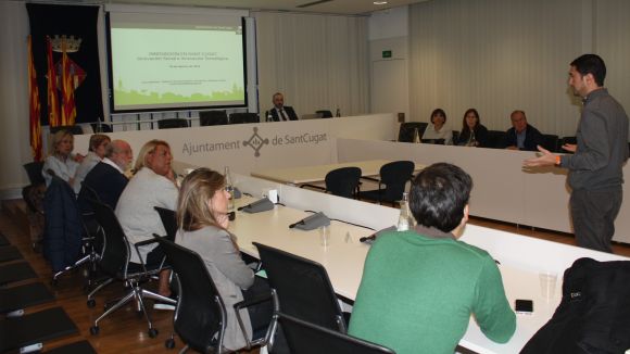 Regidors de Xile visiten Sant Cugat per conèixer el model urbanístic de la ciutat