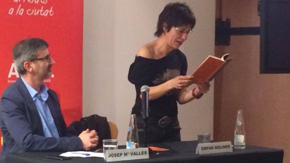 Empar Moliner presenta el seu darrer llibre, 'Tot això ho faig perquè tinc molta por', al Claustre del Monestir