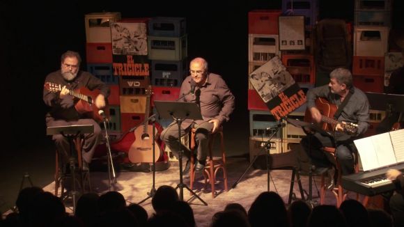 El grup musical El Tricicle torna a pujar avui als escenaris després de 44 anys