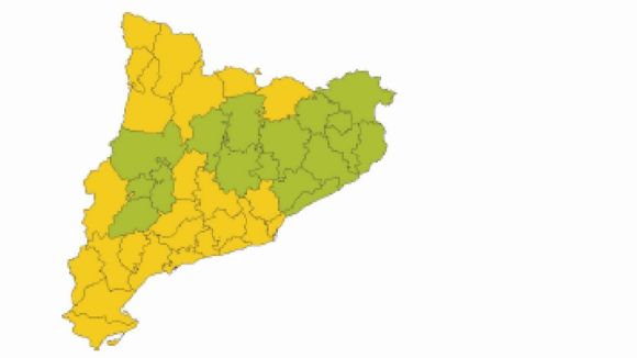 Protecció Civil desactiva l'alerta del pla Procicat pel fort vent, però manté la recomanació de prudència