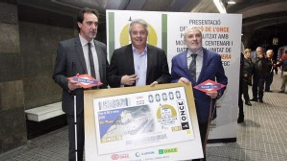 L'ONCE dedica un cupó al centenari de l'arribada del tren a les Planes