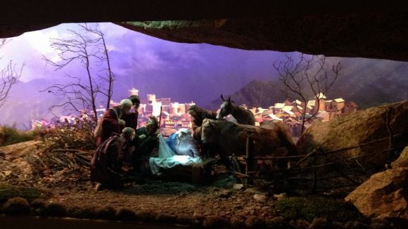 La Casa Abacial acull l'exposició de pessebres i figures