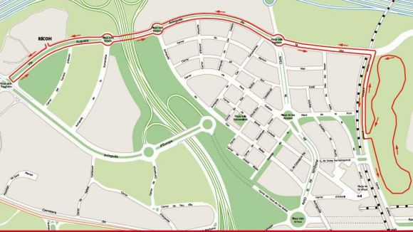 Talls de trànsit avui al matí per la 1a Cursa Solidària Ricoh
