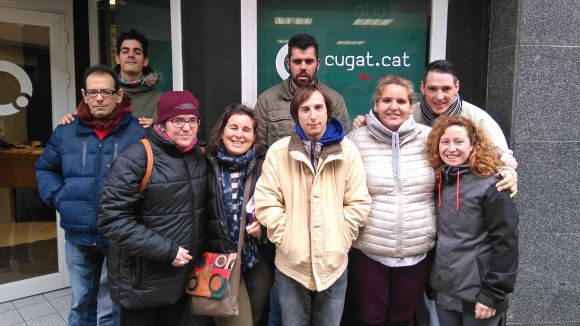 El Grup Catalonia conversa amb els companys de la residència IMM de Cerdanyola