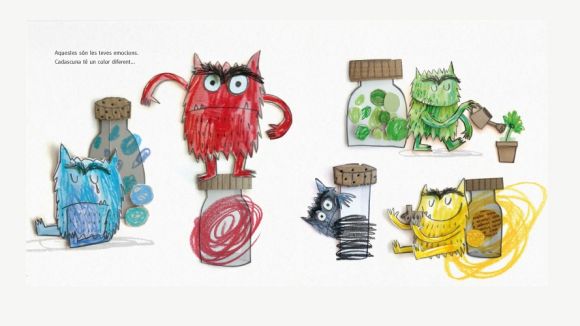 Cal Temerari proposa un taller per treballar les emocions en família amb 'El monstre de colors'