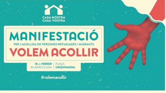 Sortida conjunta des de Sant Cugat per anar a la manifestació de 'Casa nostra, casa vostra'