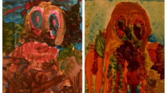 Cinc artistes del Windown del Centre d'Art Maristany, a la 1a Biennal d'Art Outsider de Múrcia