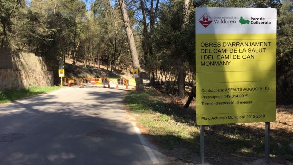 L'EMD asfaltarà el camí de la Salut quan acabin les obres d'adequació de la via