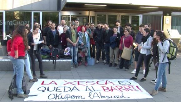 La Xesca mantindrà l'okupació malgrat la celebració d'un judici que dóna per perdut