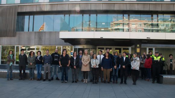 Sant Cugat fa un minut de silenci en memòria de les víctimes de l'atemptat de Sant Petersburg