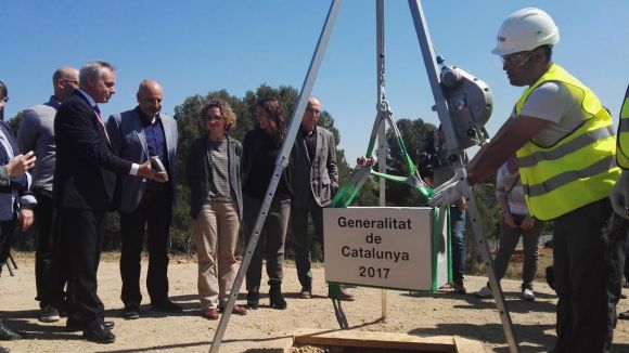 2017: Es posa la primera pedra del futur institut Leonardo da Vinci