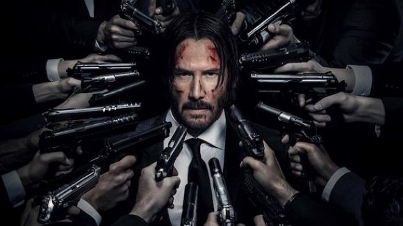 L'actor Keanu Reeves en la pell de l'assassí John Wick, a les sales de Sant Cugat