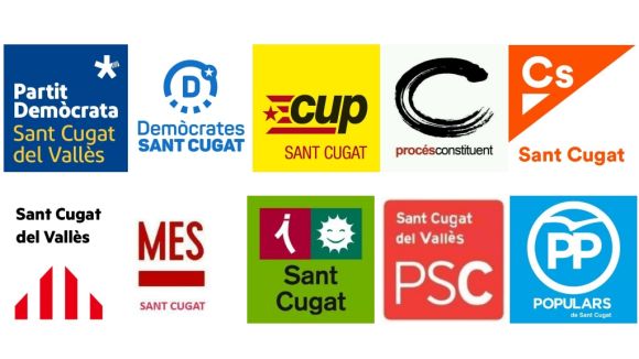 Quants militants tenen els partits polítics amb representació al ple de Sant Cugat?
