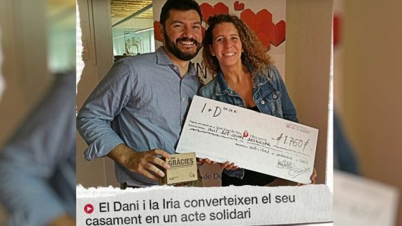 Sant Joan de Déu agafa l'exemple d'una parella de Sant Cugat que va donar els regals de boda
