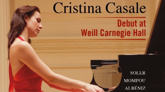 La pianista Cristina Casale enregistra un disc amb el repertori de la gira als Estats Units del 2014