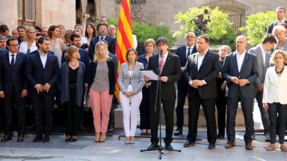 Els grups municipals de Sant Cugat es posicionen davant el referèndum de l'1 d'octubre
