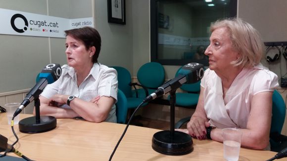 Alumnes del curs 'Català per a sèniors' del SLC visiten l'espai 'L'Anell al dit'