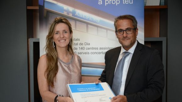 L'Ajuntament rep una distinció d'Asepeyo per la bona gestió en la prevenció de riscos laborals