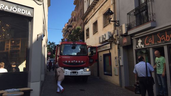 Controlada la fuita de gas del passatge de Sant Antoni