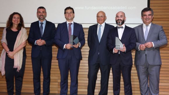 Banc Sabadell premia Romain Quidant i Borja Ibáñez per la seva contribució a l'enginyeria i la biomedicina