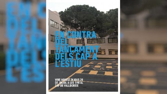 Protesta aquest dijous a Valldoreix pel tancament dels CAP durant l'agost