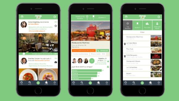 Neix Friends y Food, una app amb segell santcugatenc per trobar bons restaurants