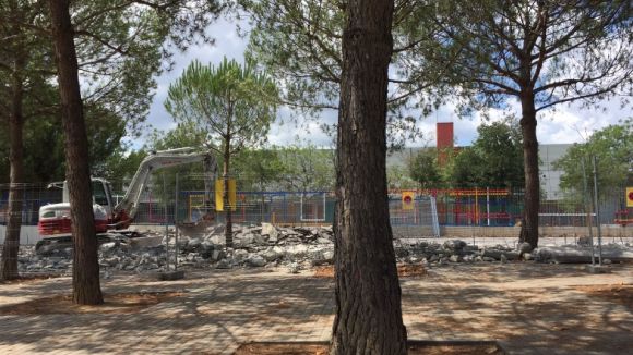 Comencen les obres a les escoles Turó de Can Mates i Collserola per acollir els cursos bolet