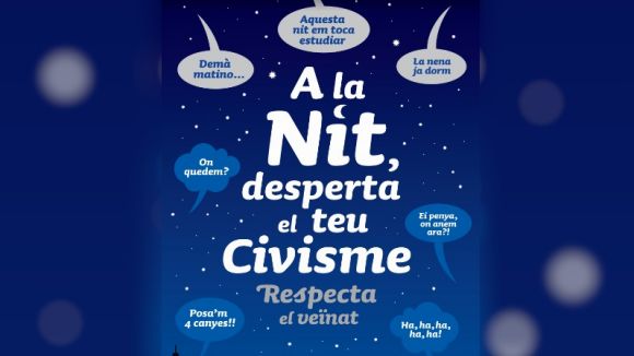 Les JERC acusen el govern de llançar unilateralment la campanya 'A la nit, desperta el teu civisme'